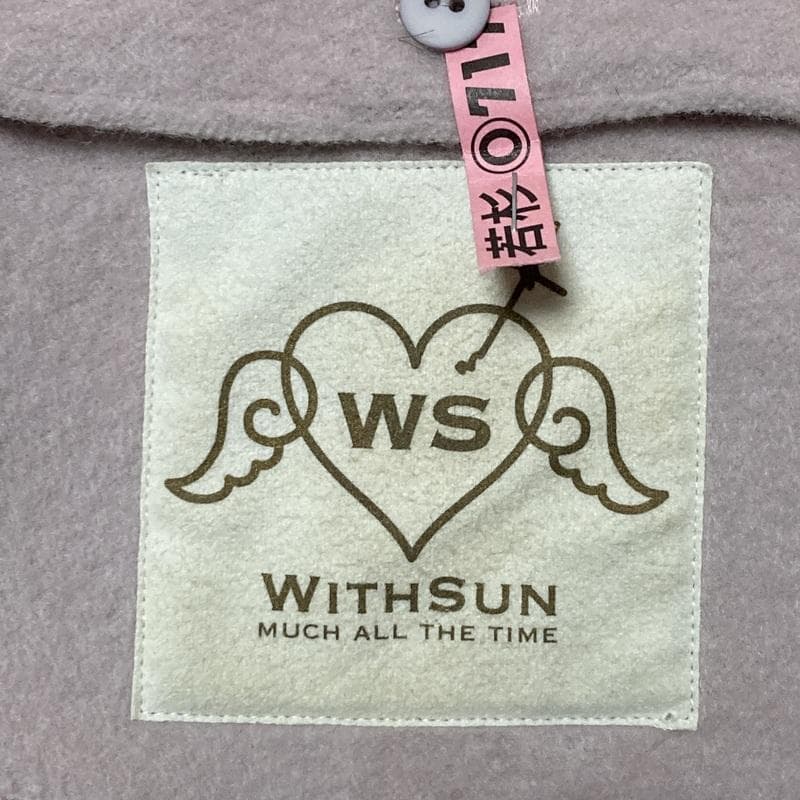 【完売商品】 WITHSUN Happy×3コート リボン ダッフルコート M