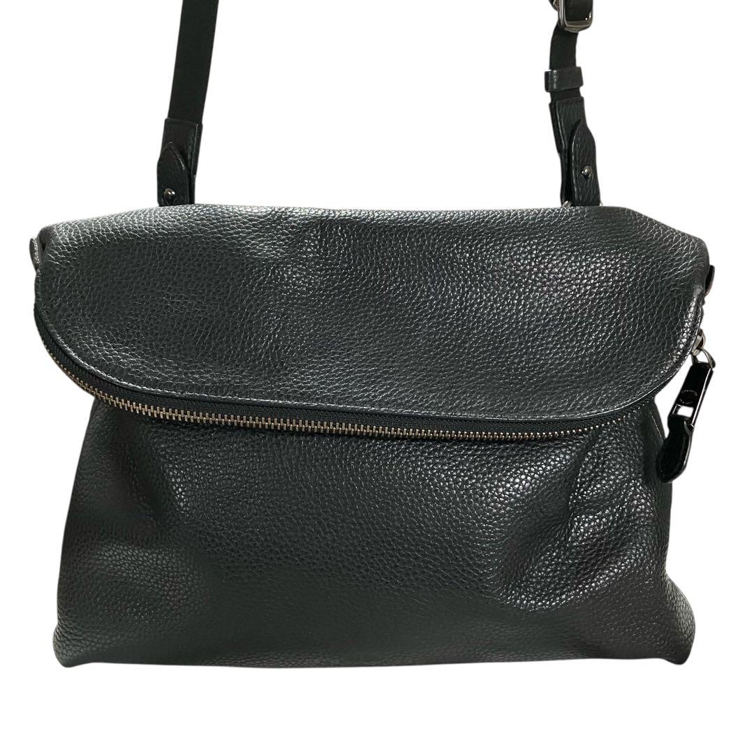 COACH コーチ クロスボディ ショルダーバッグ ブラック 黒 レザー