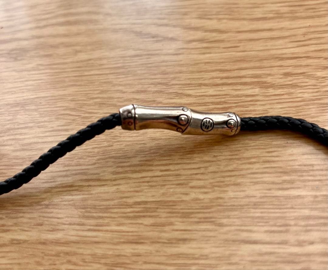 定価11万円John Hardyバンブーブレスレット　60cm マグネット留め