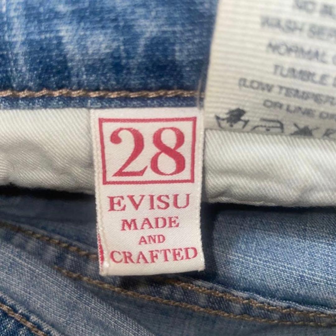 【EVISU DONNA】カモメペイント　デニムパンツ　Y2K 00s