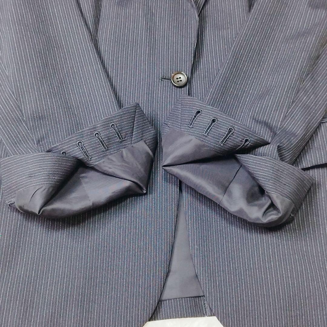 【極美品】セオリーリュクス パンツ スーツ セットアップ ネイビー ストライプ