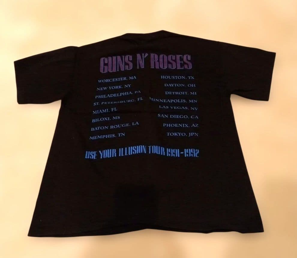 GUNS N'ROSES ガンズアンドローゼズ90s ビンテージTシャツ （L）