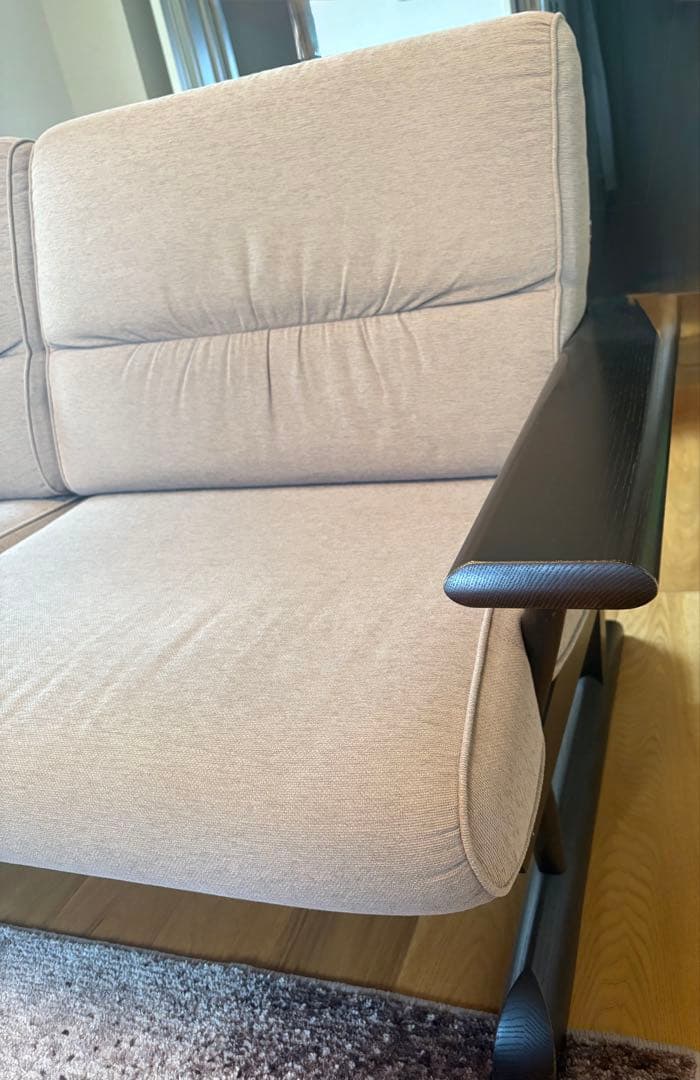 【美品】飛騨産業 HIDA キツツキ KAYA2 ソファ + ヘッドレスト付き