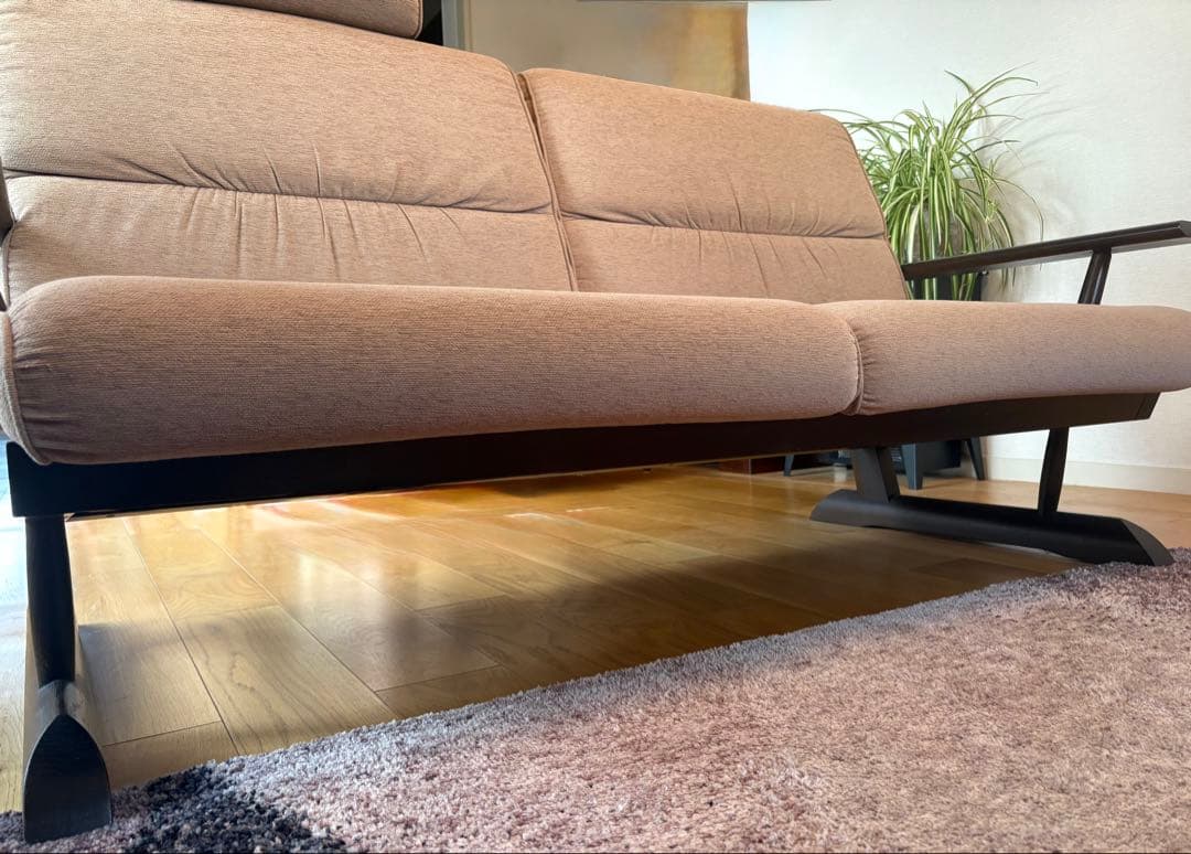 【美品】飛騨産業 HIDA キツツキ KAYA2 ソファ + ヘッドレスト付き