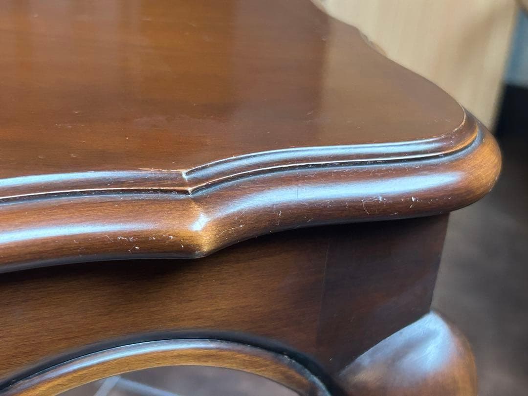 カリモク domani 猫脚　クラシック　ローテーブル　センターテーブル SG