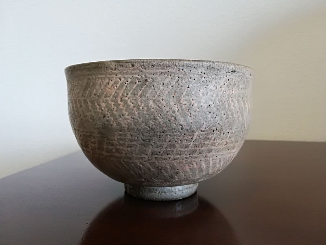 ⭐時代物茶道具 三島唐津 彫り唐津 茶盌 古唐津？朝鮮唐津 古美術骨董品