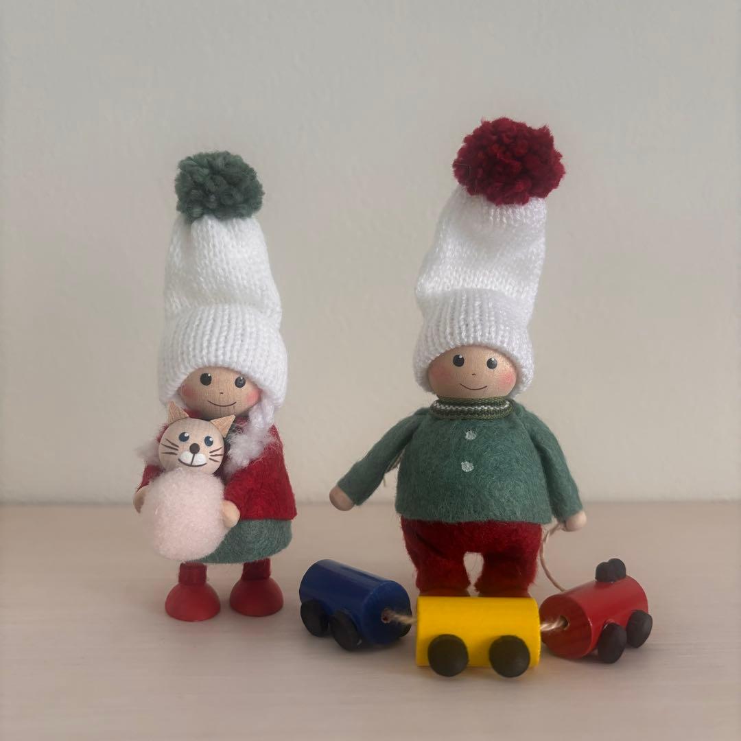 ノルディカ ニッセ　クリスマス　男の子女の子　3点セット