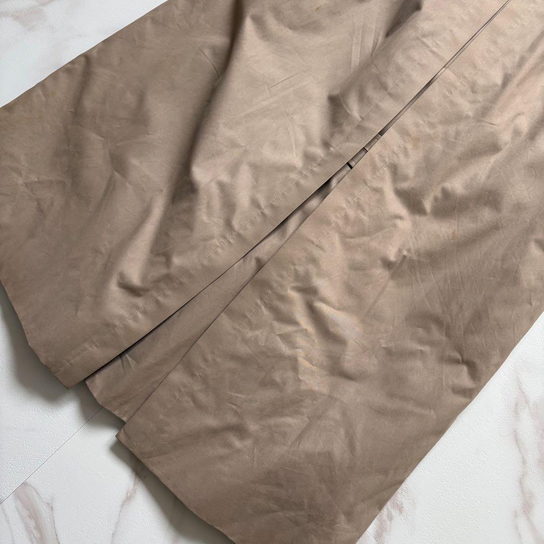 美品◆着丈112 バーバリー ライナー ベルト付 トレンチコート マキシ