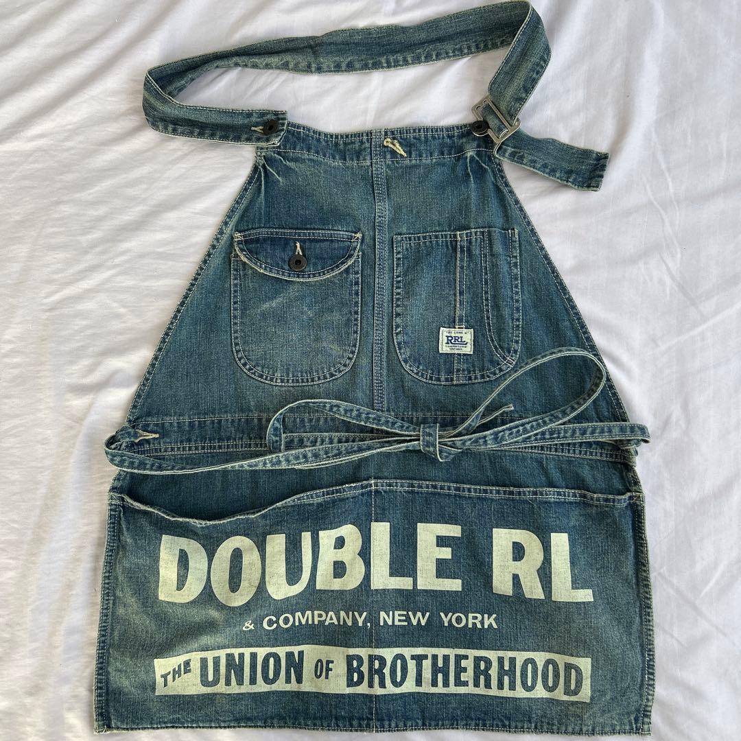 希少❗️DOUBLE RL RRL ダブルアールエル　デニムエプロン