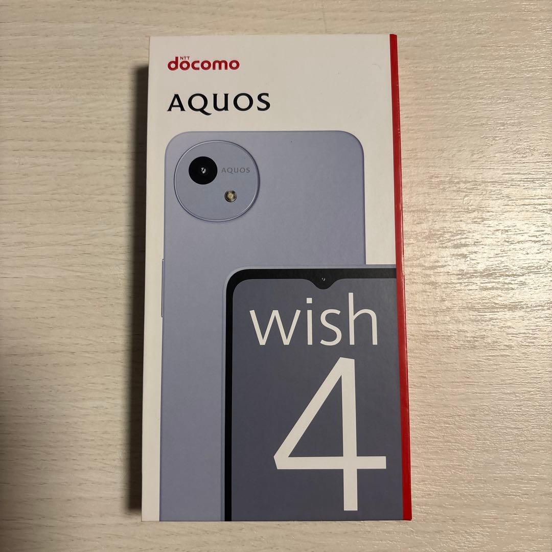 AQUOS wish4 SH-52E ブルー