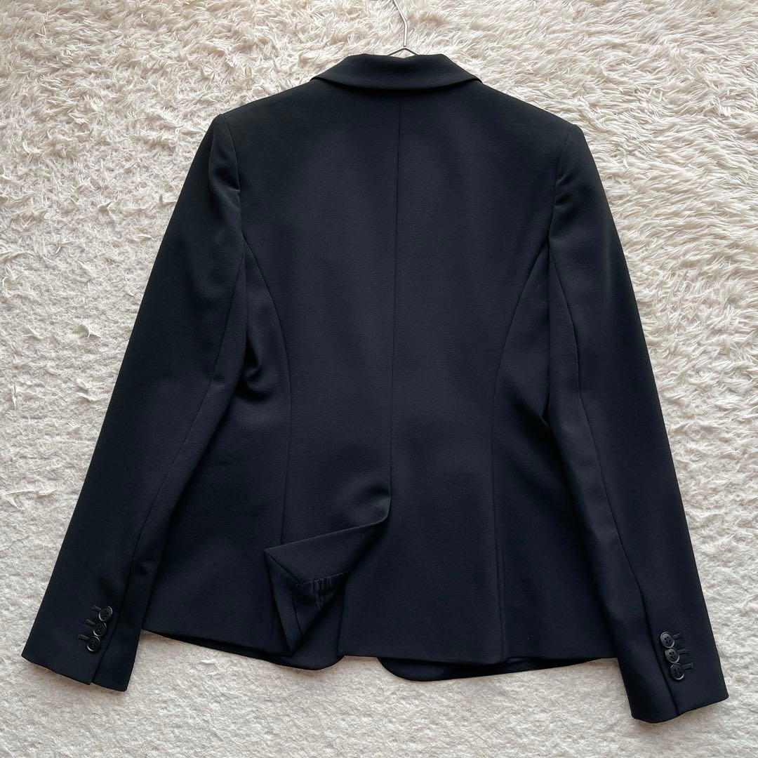 セオリー パンツスーツ セットアップ ブラック ビジネス リクルート 上M 下L