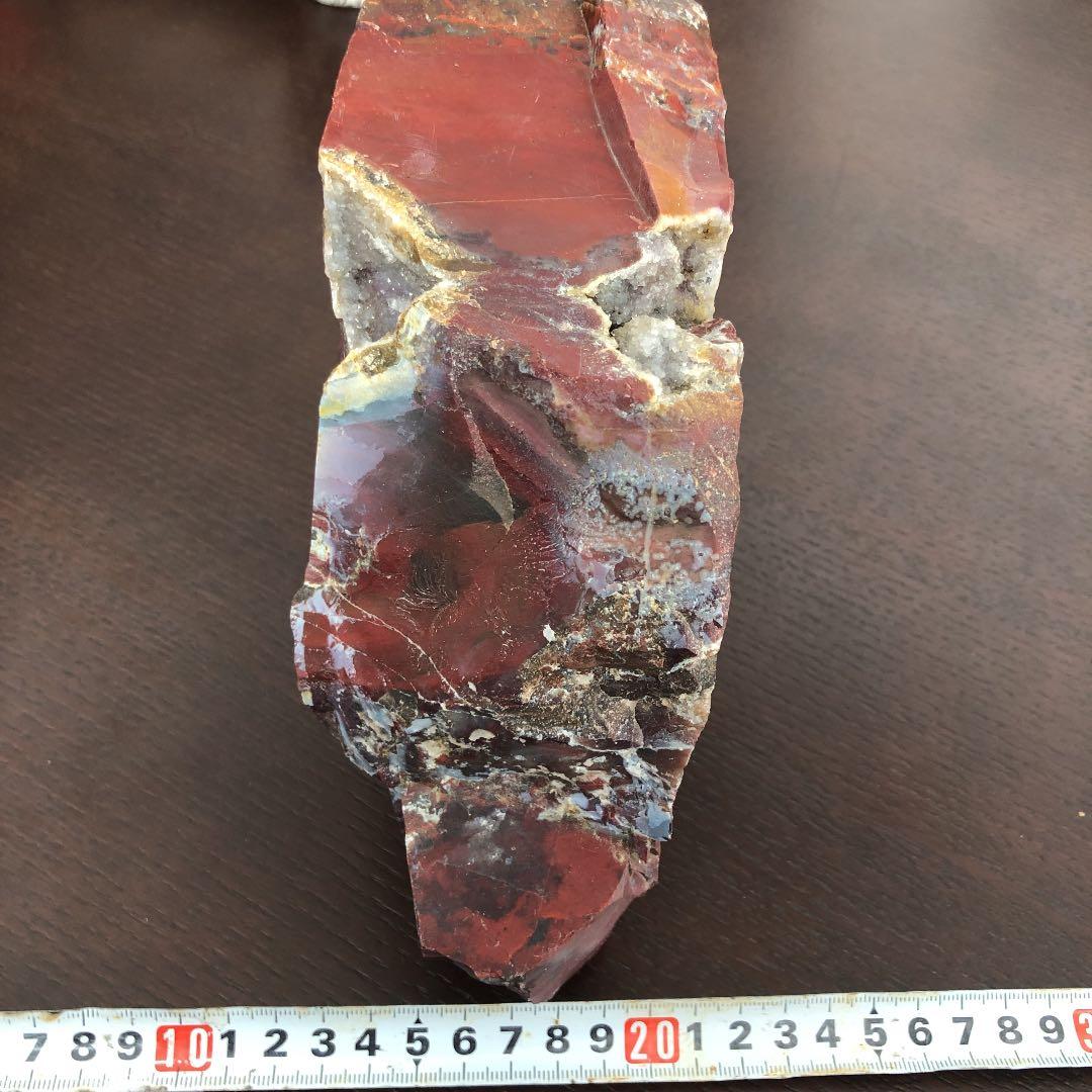 v*x様 水晶　石　赤　赤玉　赤玉石　クラスター