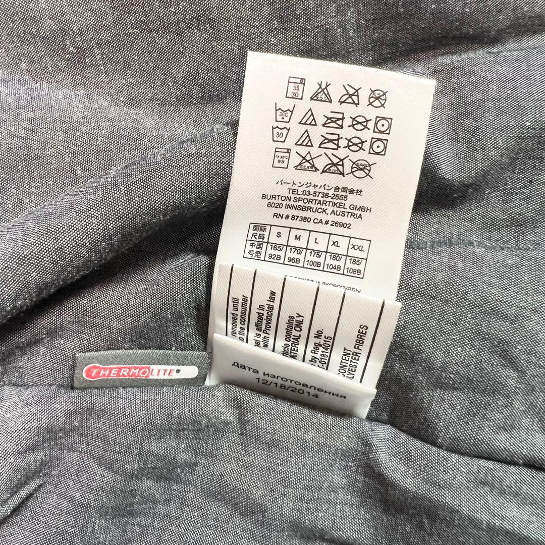 【良品】バートン ジャケット ファー付き