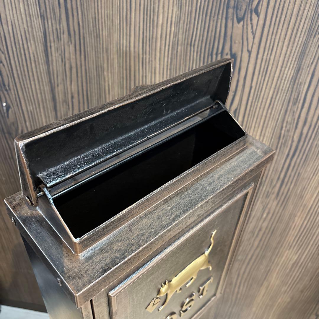 サンニード ポスト スタンド 郵便受け 配達ネコ