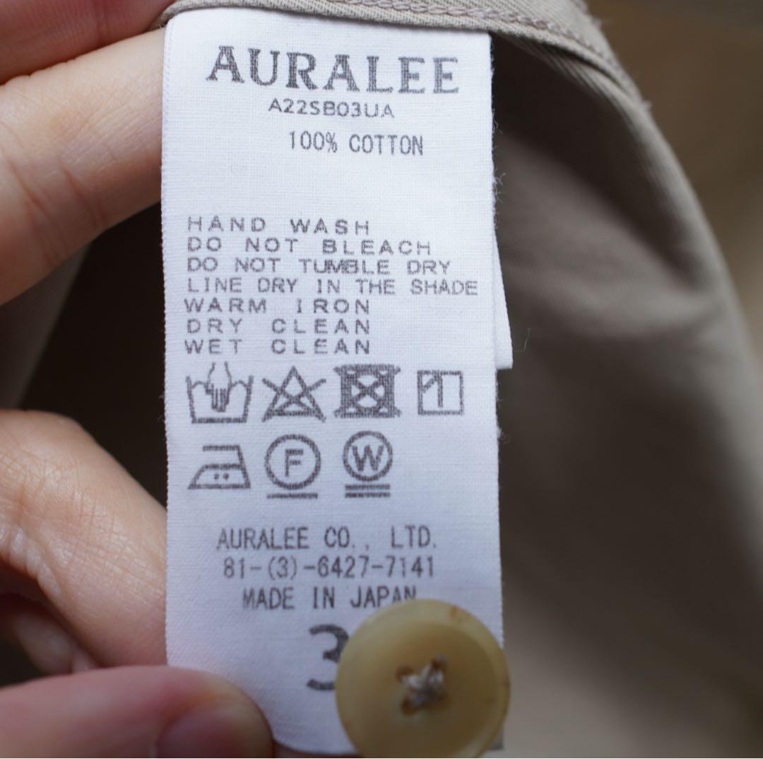 トップス leoleo3 AURALEE HARD TWIST GABARDINE