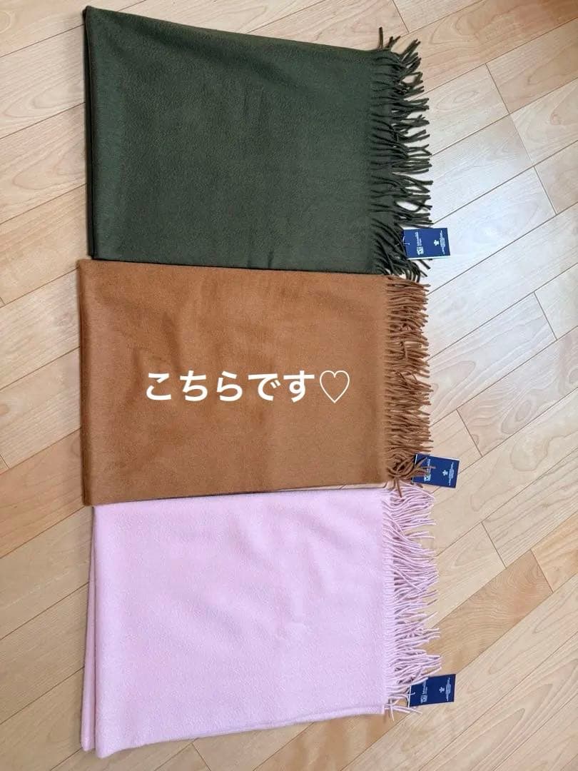 新品タグ付大判Johnstons of Elginカシミヤストールジョンストンズ