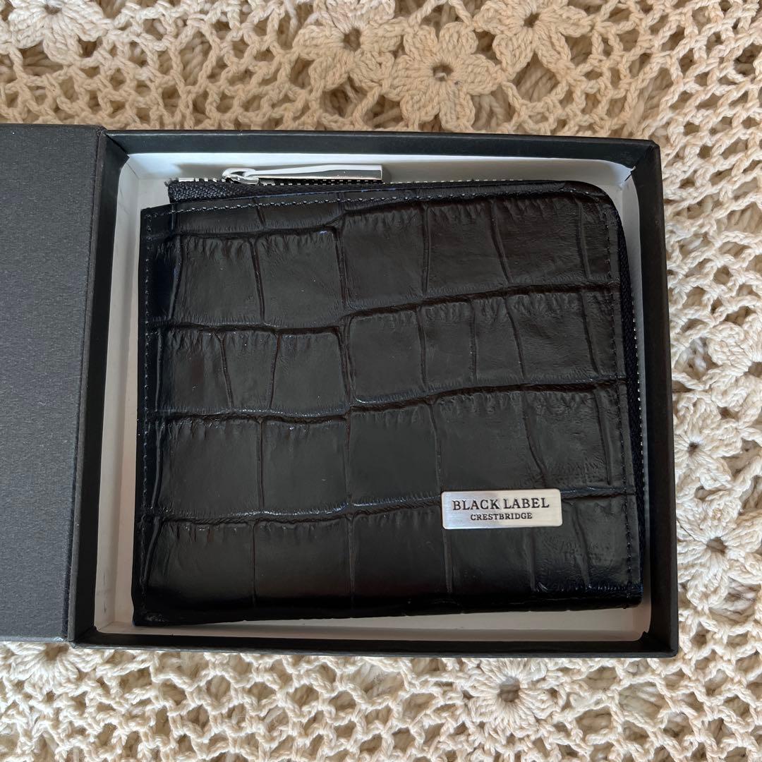 BLACK LABEL CRESTBRIDGE L字ジップ ウォレット 財布