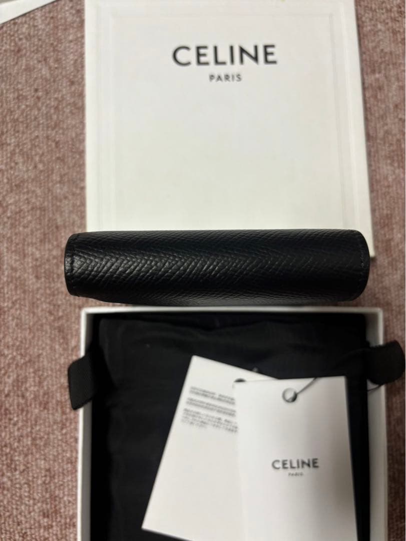 CELINE バイフォールドウォレット/グレインドカーフスキン