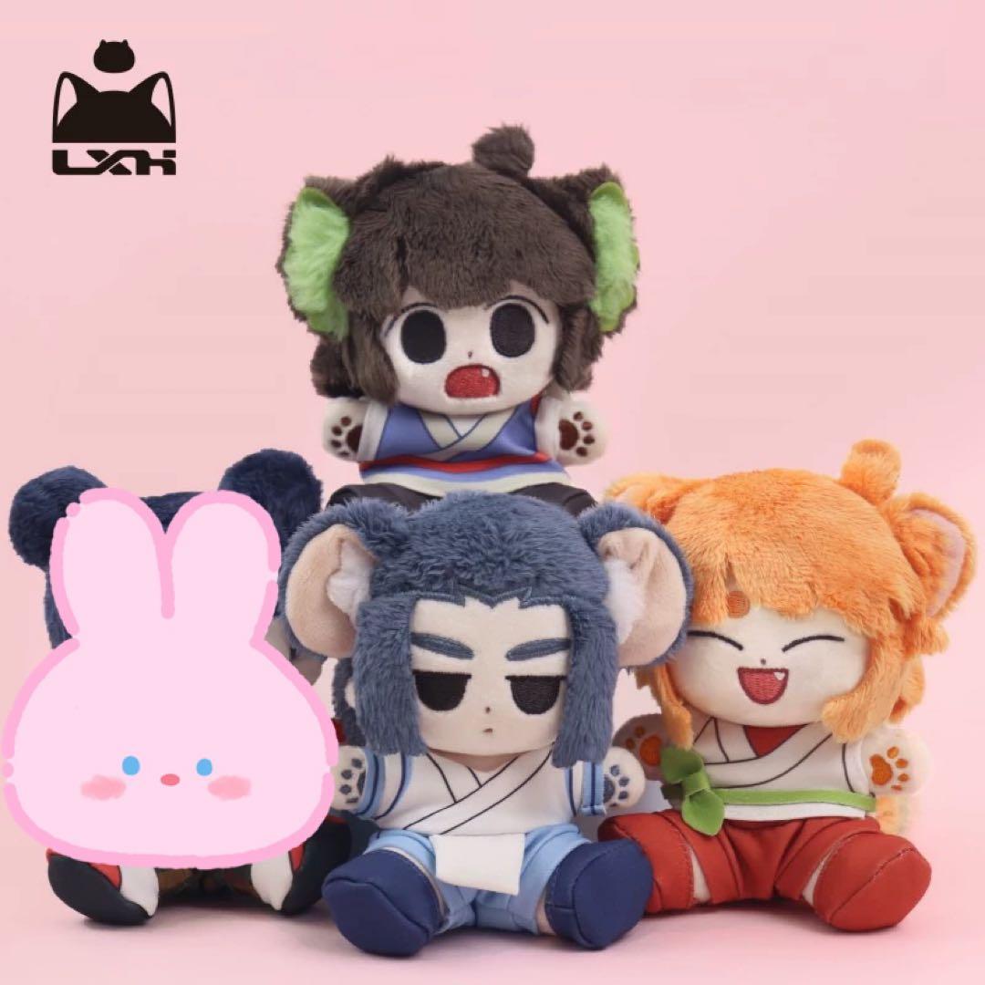 【正規品】羅小黒戦記　水果人形　ムゲン　シャオヘイ　シュイ　3セット