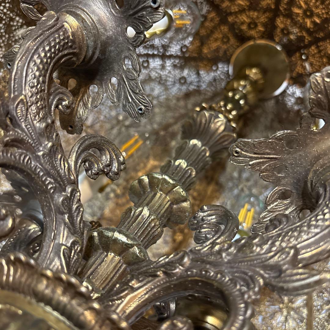 ヴィンテージ モロッコハンドメイド クラシック照明 ゴールド