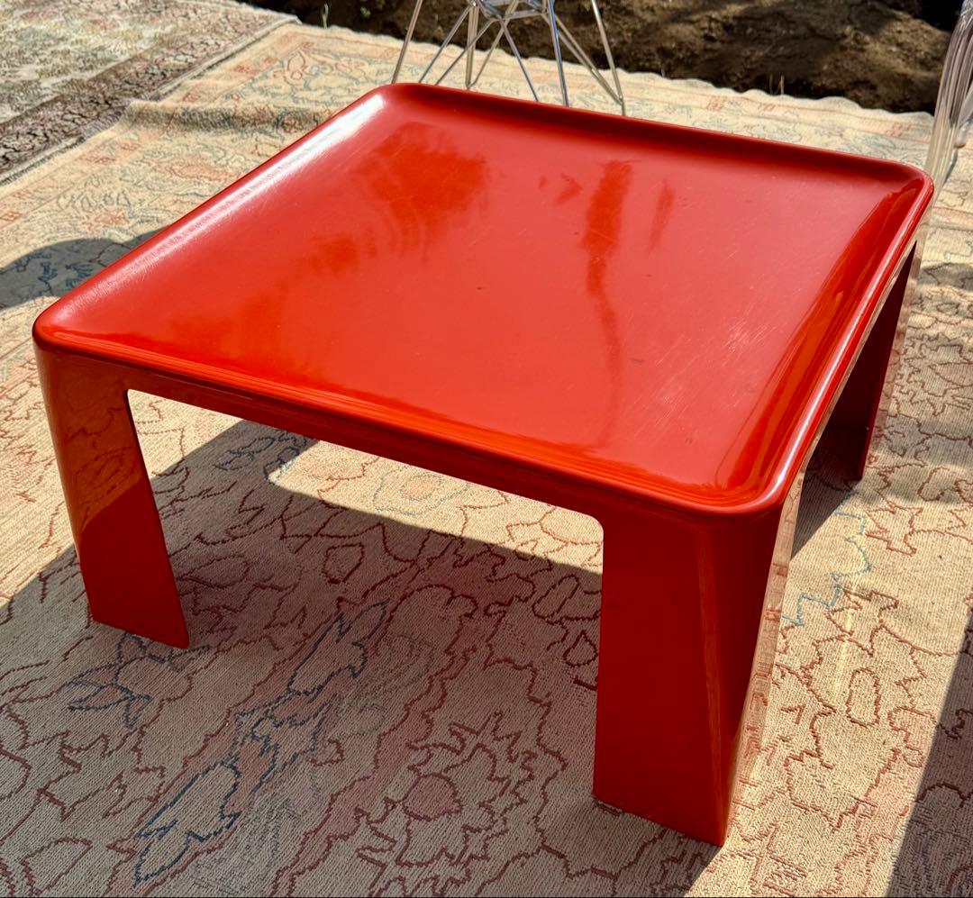 マリオ・ベリーニ アマンタ テーブル 赤 B&B Italia ヴィンテージ