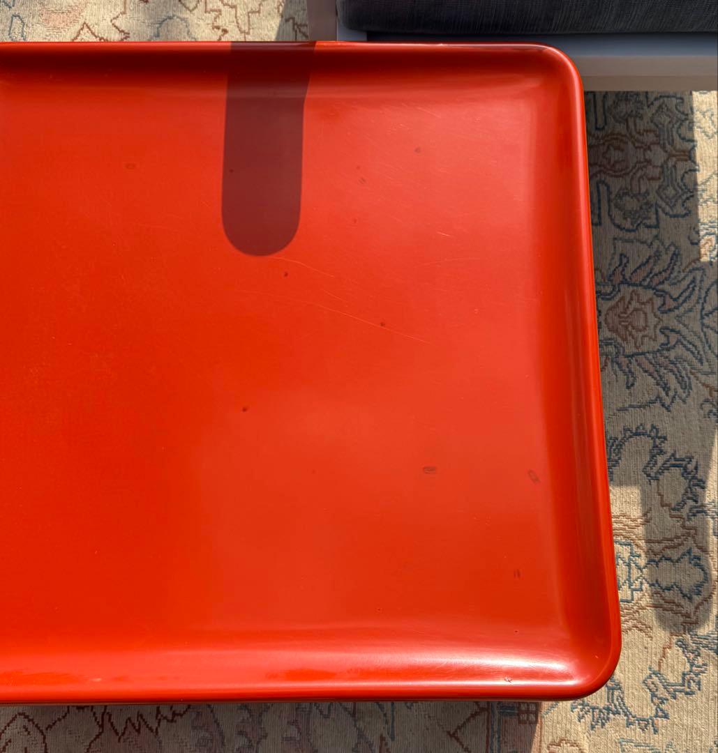 マリオ・ベリーニ アマンタ テーブル 赤 B&B Italia ヴィンテージ