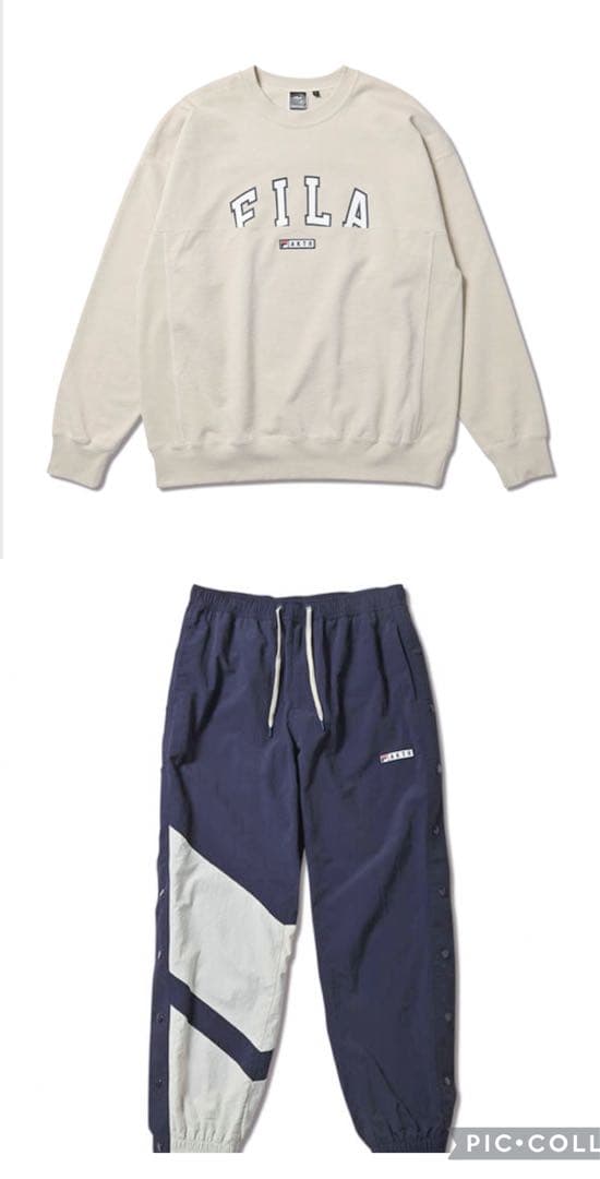 【希少】AKTR xFILA SWEAT CREW NECK セットアップ
