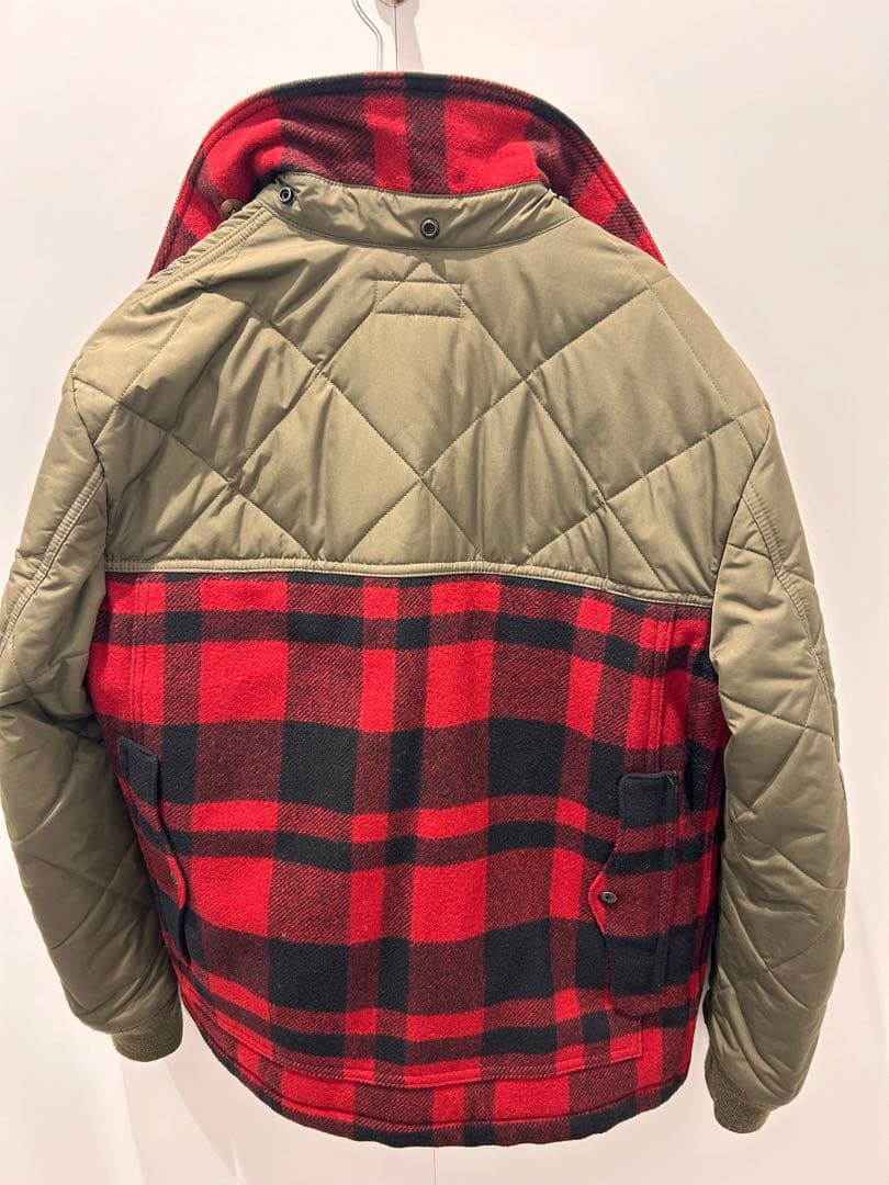 プ*。様 ラルフローレン チェック柄キルティングジャケット