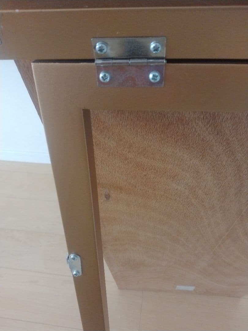 アンティーク　天然木枠のスタンドミラー