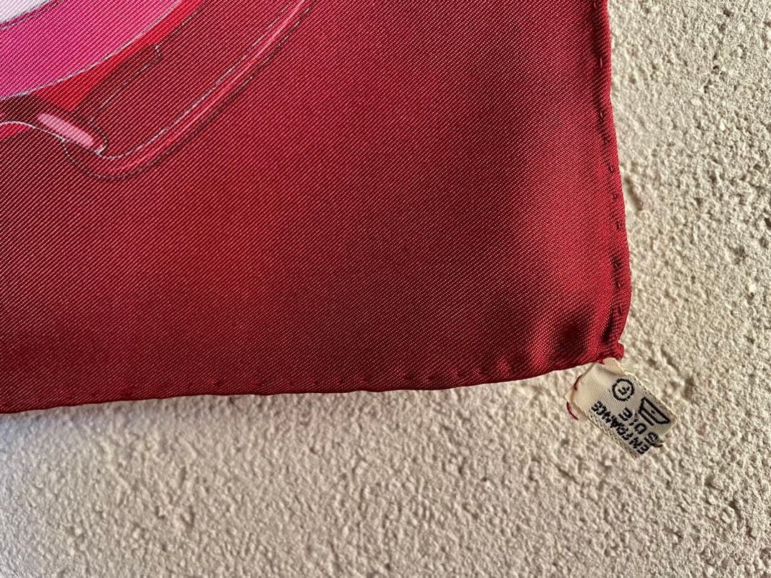 美品 HERMES エルメス カレ90 RYBAL 自由への車輪 スカーフ 馬車