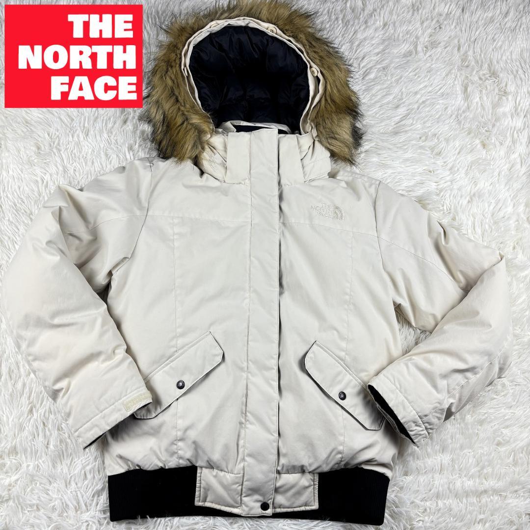ノースフェイス ダウンジャケット アイボリー レディース M マクマード