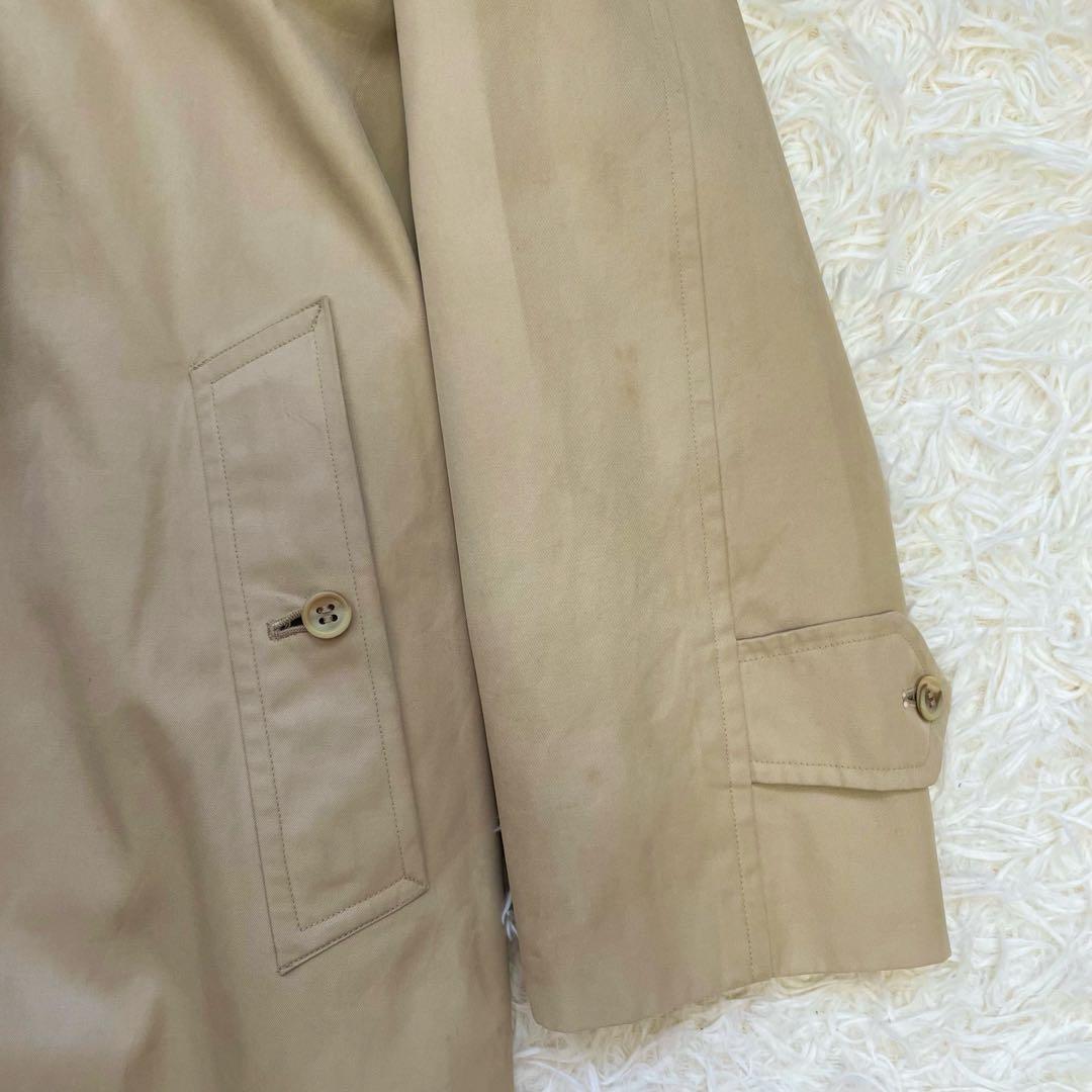 バーバリー ステンカラーコート ノバチェック ロング ヴィンテージ ベージュ