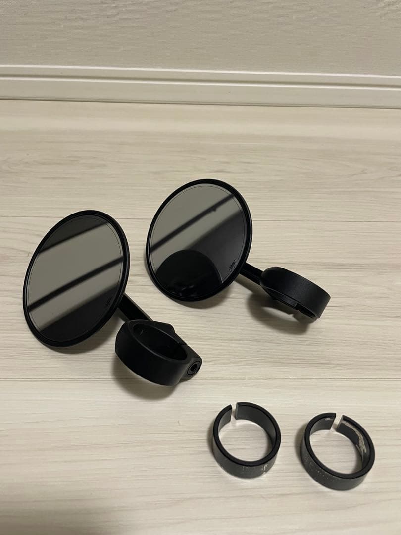 モートーンカスタムズ　 バーエンドミラー TRILINE 80mm 2個