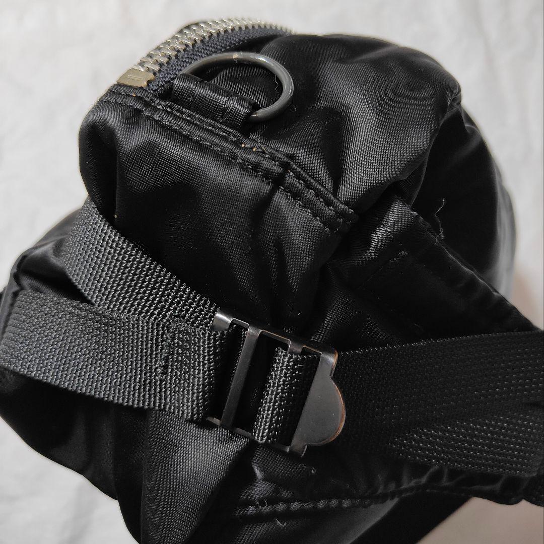 ポーター ウエストバッグ ボディバッグ タンカー 黒　PORTER　TANKAR