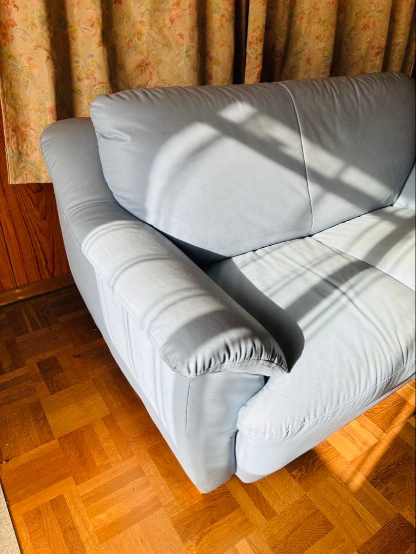 福岡発 合皮 レザー 座椅子 チェア 2人掛け ソファー ソファ 椅子 イス