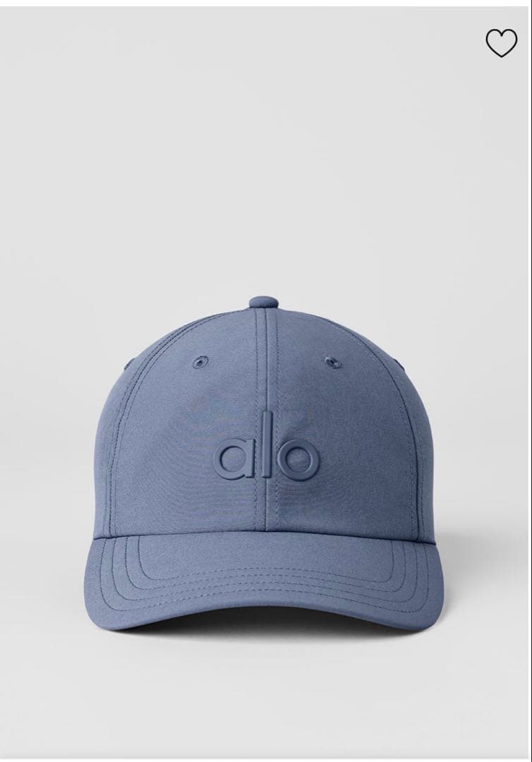 【新品未使用】alo ダークブルー キャップ