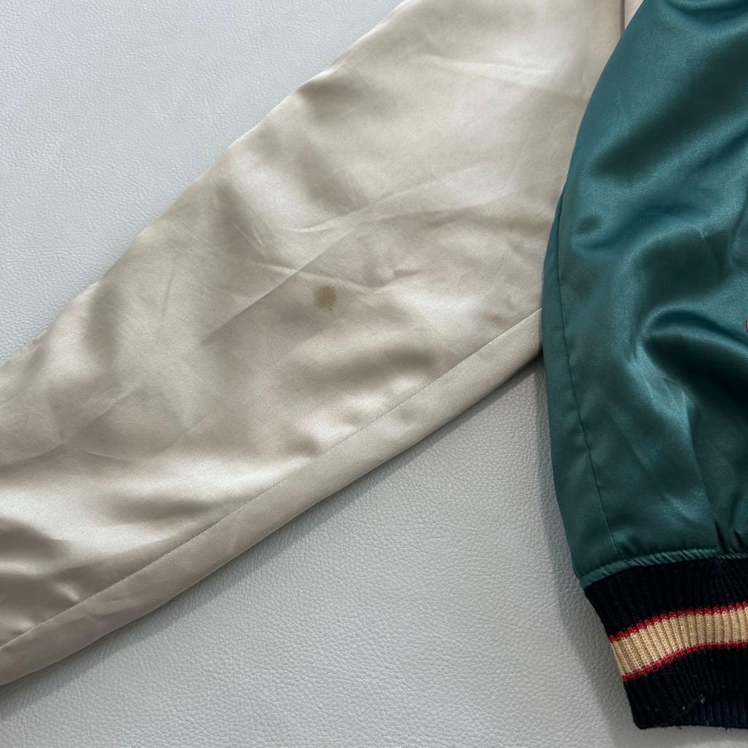 Lサイズ 東洋 スカジャン リバーシブル 白虎 日本地図 M18280