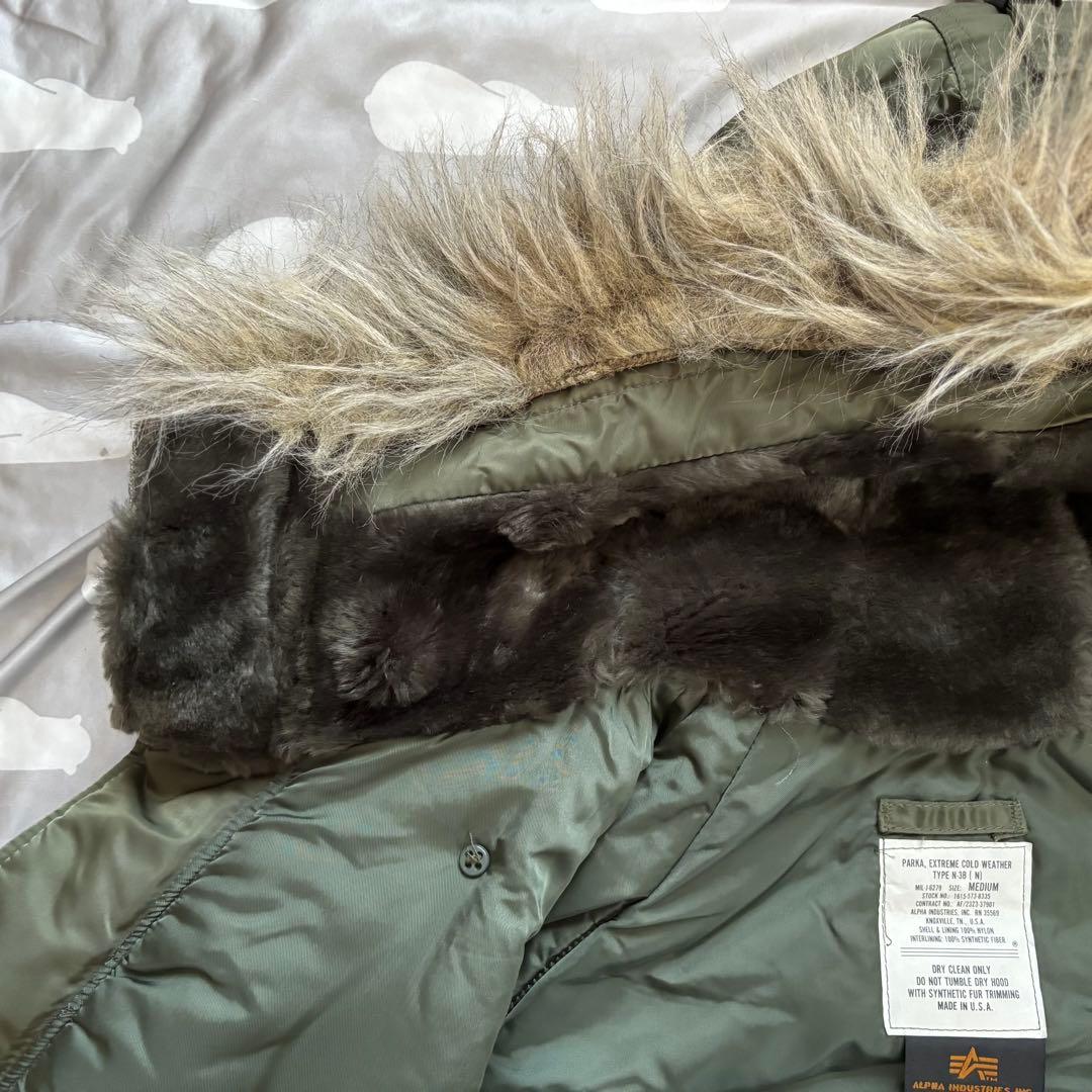 【新品未使用保管品】90s USA製 ALPHA N-3B ミリタリージャケット