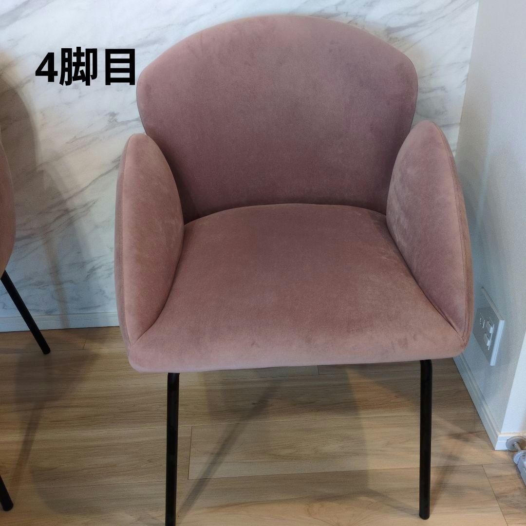 【千葉市 直接受け渡し】 4脚セット モーダエンカーサ　チューリップチェア 美品