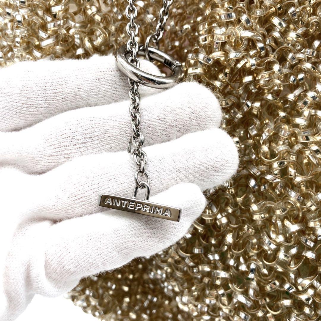 ANTEPRIMA ヴォルーメ　ワイヤー　トートバッグ　ハンドバッグ　チャーム付