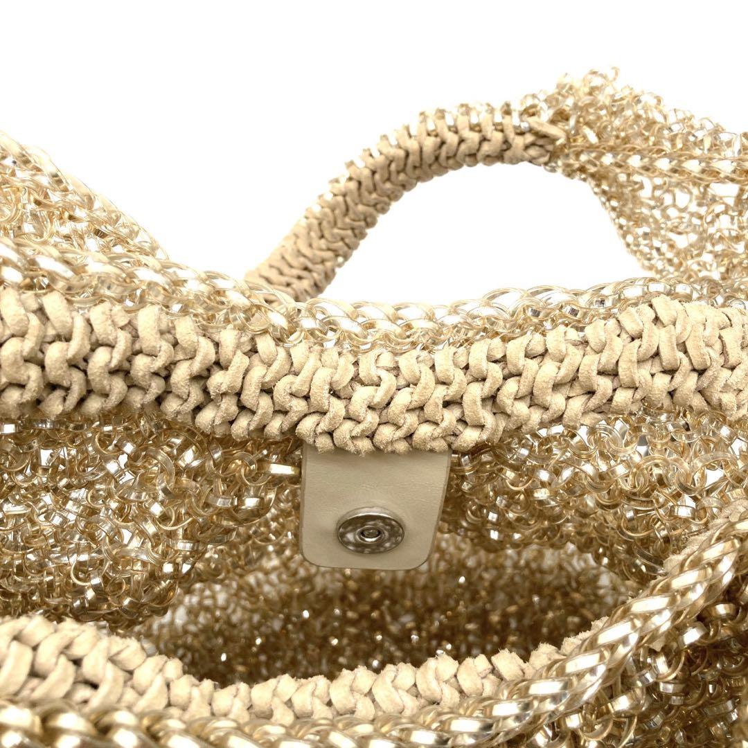 ANTEPRIMA ヴォルーメ　ワイヤー　トートバッグ　ハンドバッグ　チャーム付