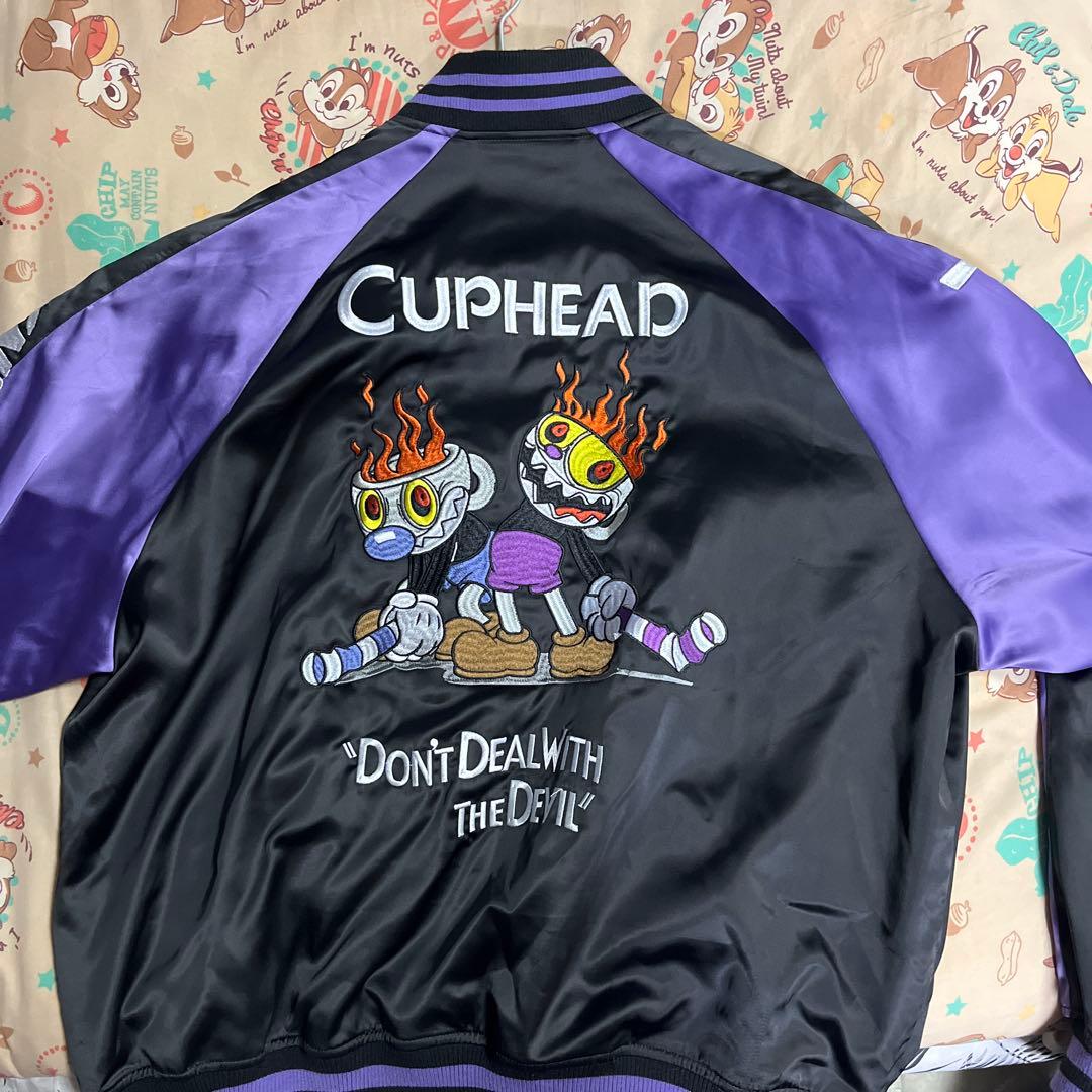 Cuphead スカジャン 黒と紫