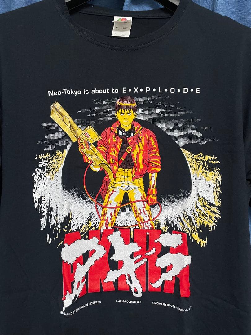 アキラ AKIRA Tシャツ Lサイズ 黒