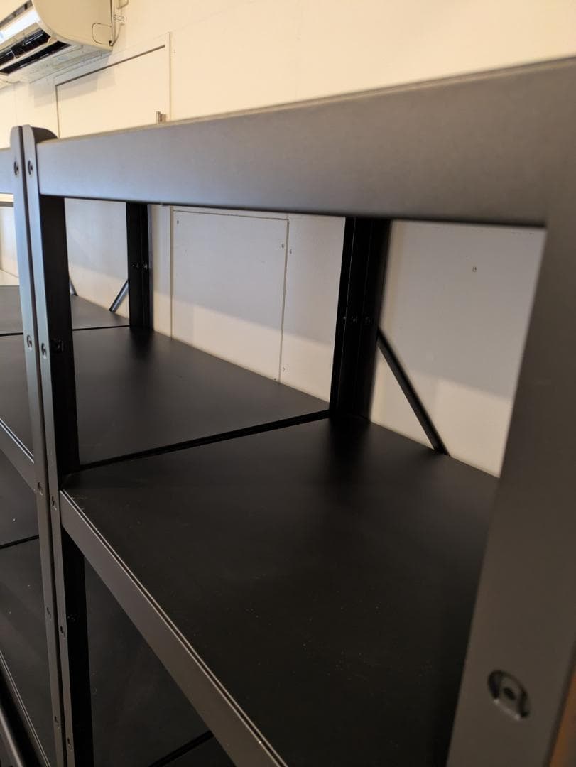 (hsbkuk)イケア BROR/ブロールスチールラック スチールシェルフ