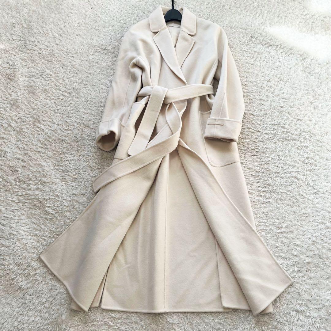 マックスマーラ　クチートアマーノ　ダブルフェイス　ロングコート　ウール　40