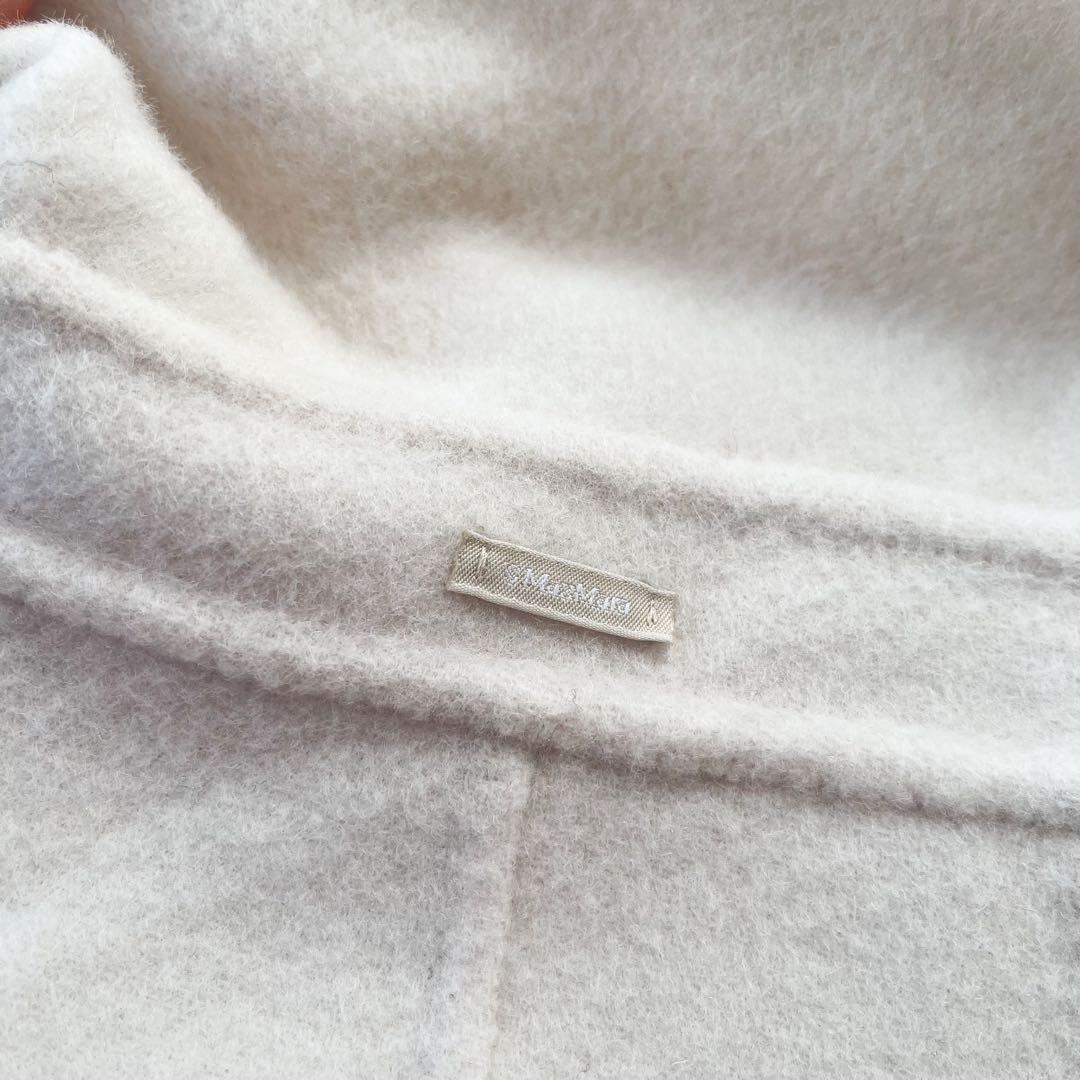 マックスマーラ　クチートアマーノ　ダブルフェイス　ロングコート　ウール　40