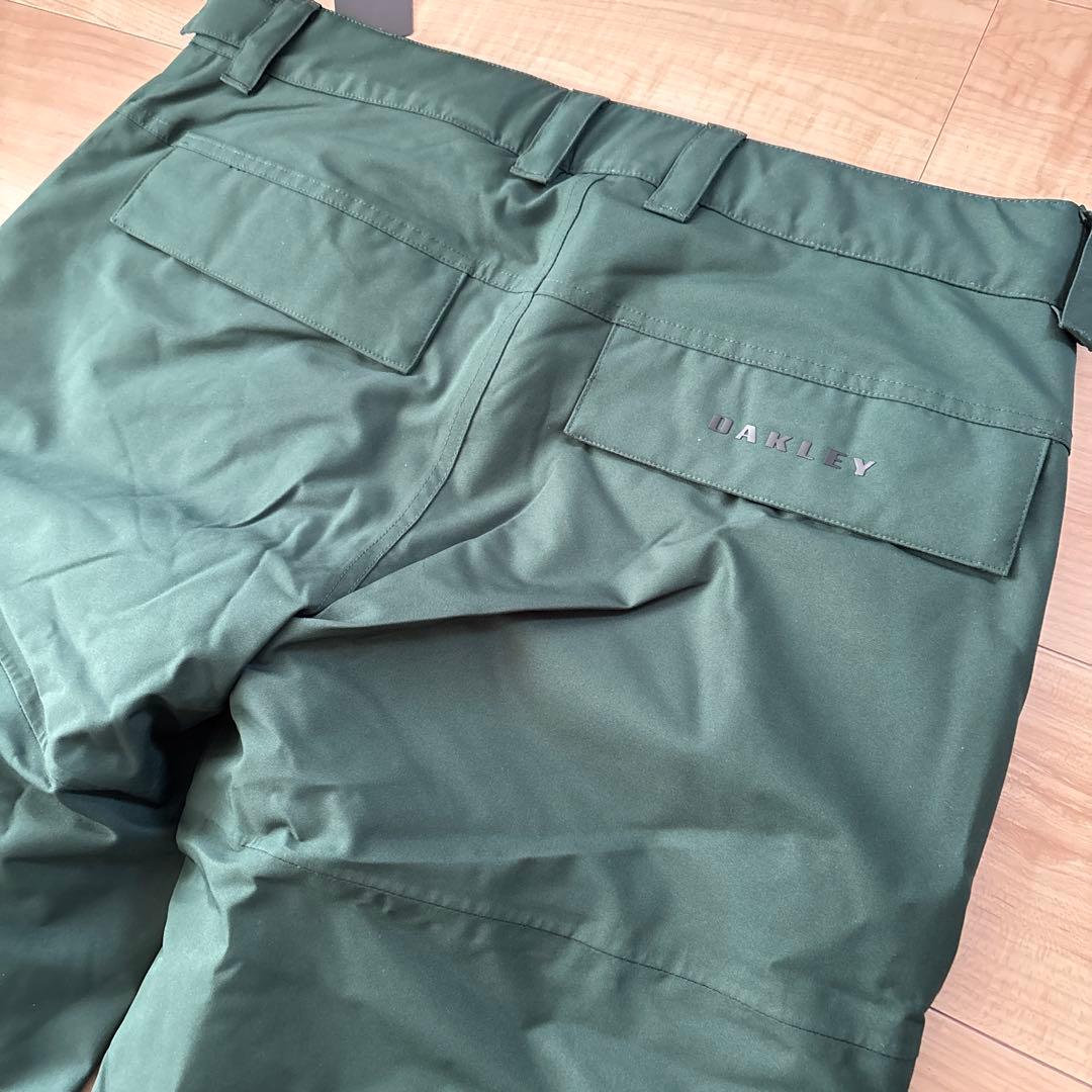 新品　オークリー　メンズ　スノーボードパンツ　グリーン　撥水　日本XLサイズ
