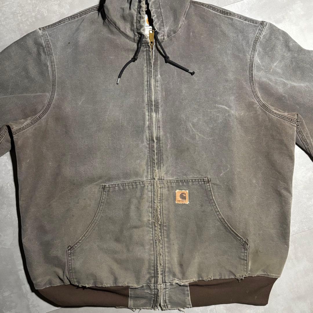 カーハート carhartt アクティブジャケット　ワークジャケット　ベージュ
