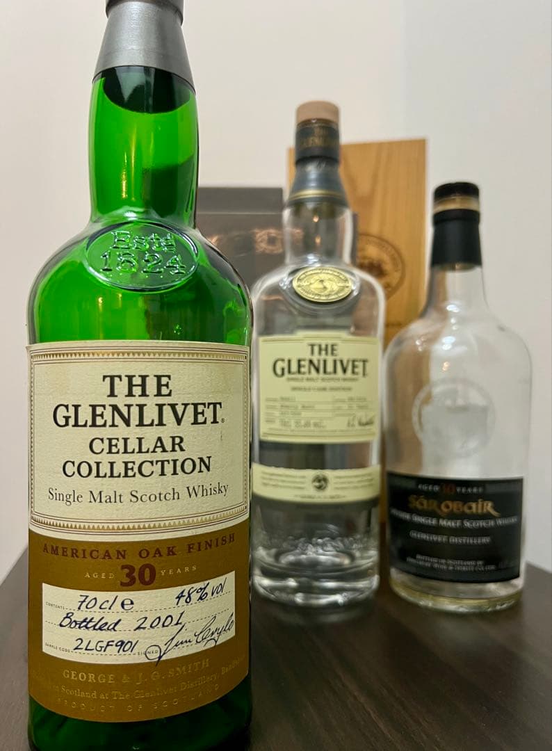 【グレンリベット】THE GLENLIVET 30年 21年　30年　空き瓶