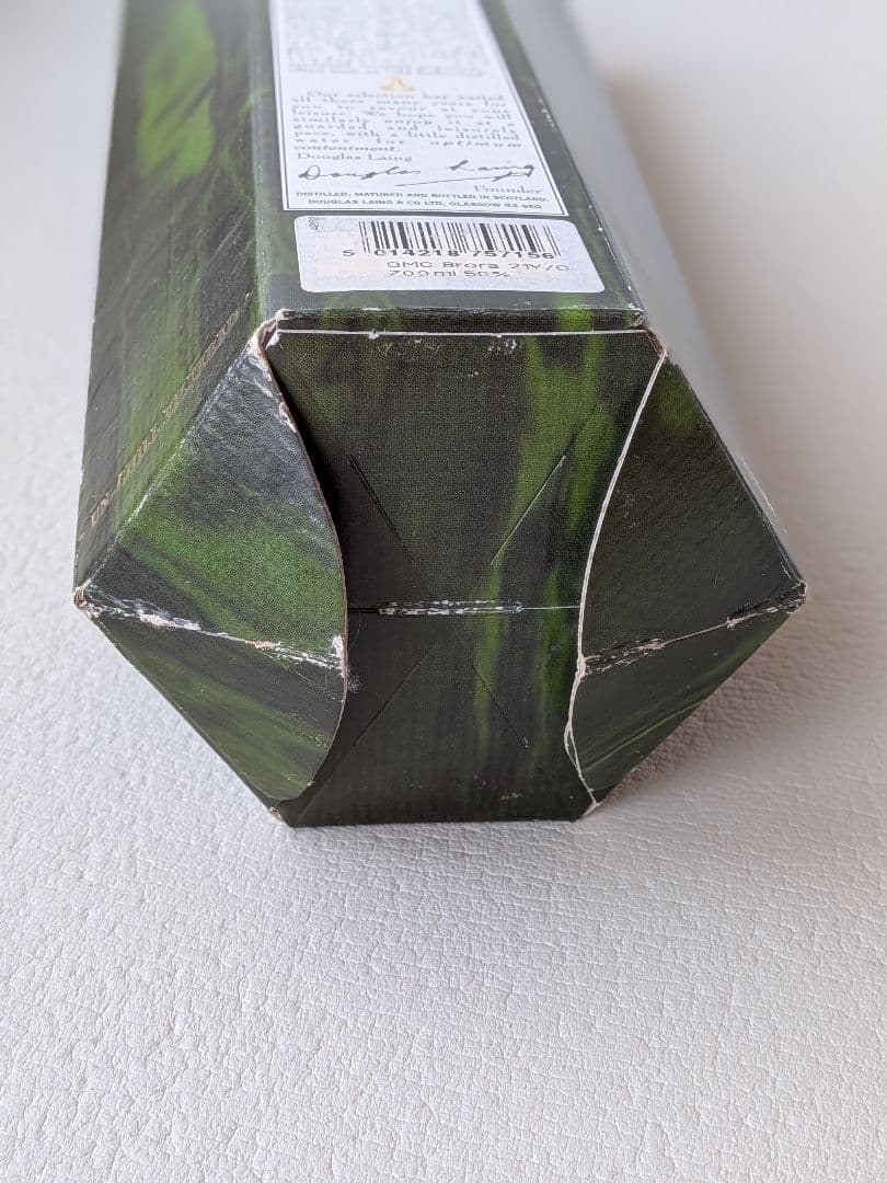 【空き瓶・箱あり】ブローラ21年　ダグラスレイン　オールドモルトカスク